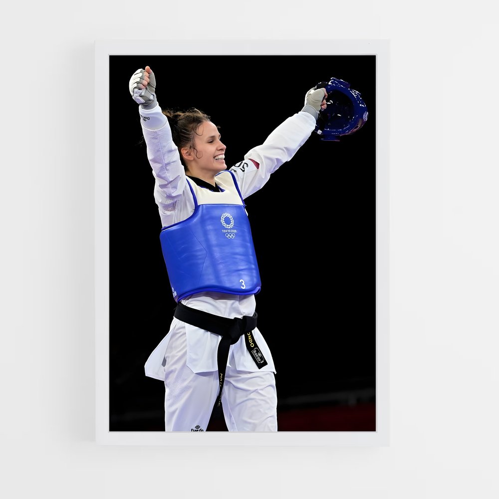 Poster Danse des Coupes – affiche Taekwondo (vue 3)